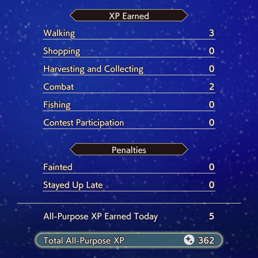 Earning XP