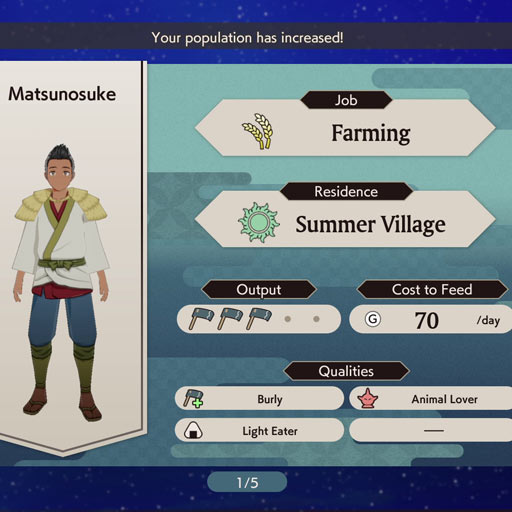 New Villagers